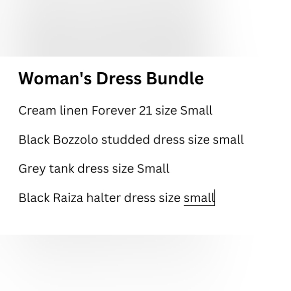 4 piece Woman's Dress Bundle Small - Picture 3 of 7
